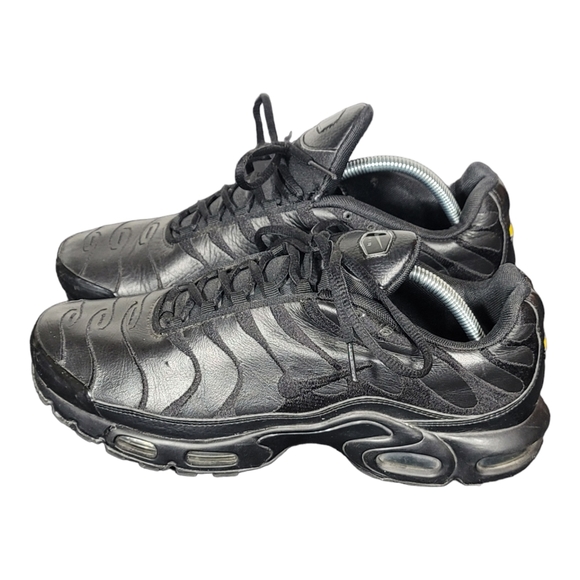 Nike Air Max Plus TN Triple Black Men’s Sz 10.5 Sneakers AJ2029-001 SB7 - Picture 4 of 10